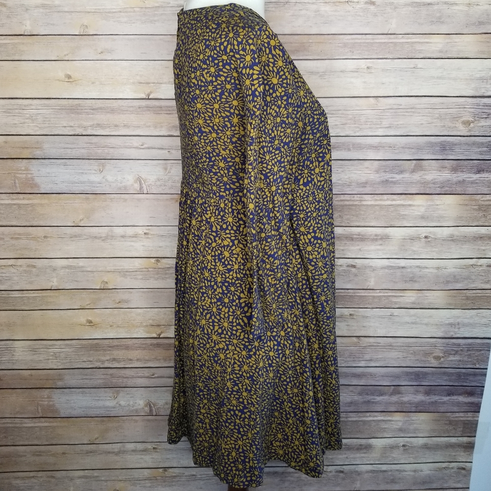 H&M Geometric 3/4 Sleeve Mini Dress Crewneck - Picture 2 of 6